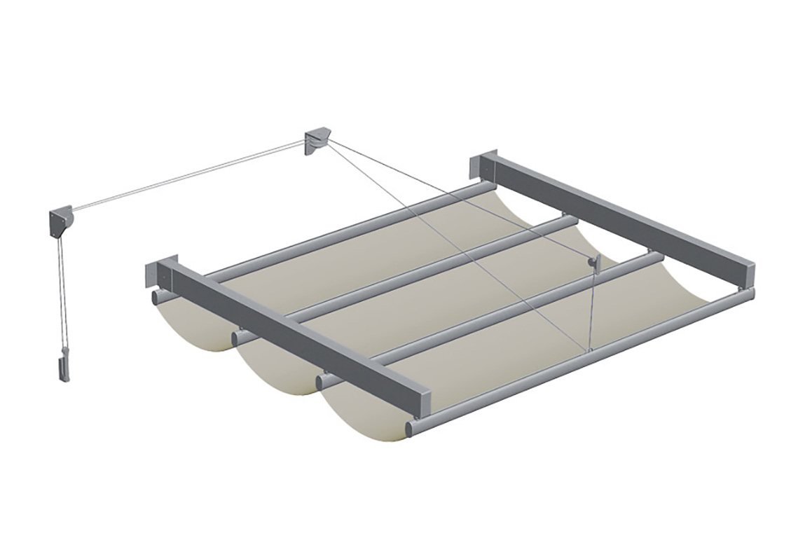 BT Group | Tenda da sole a guide laterali 