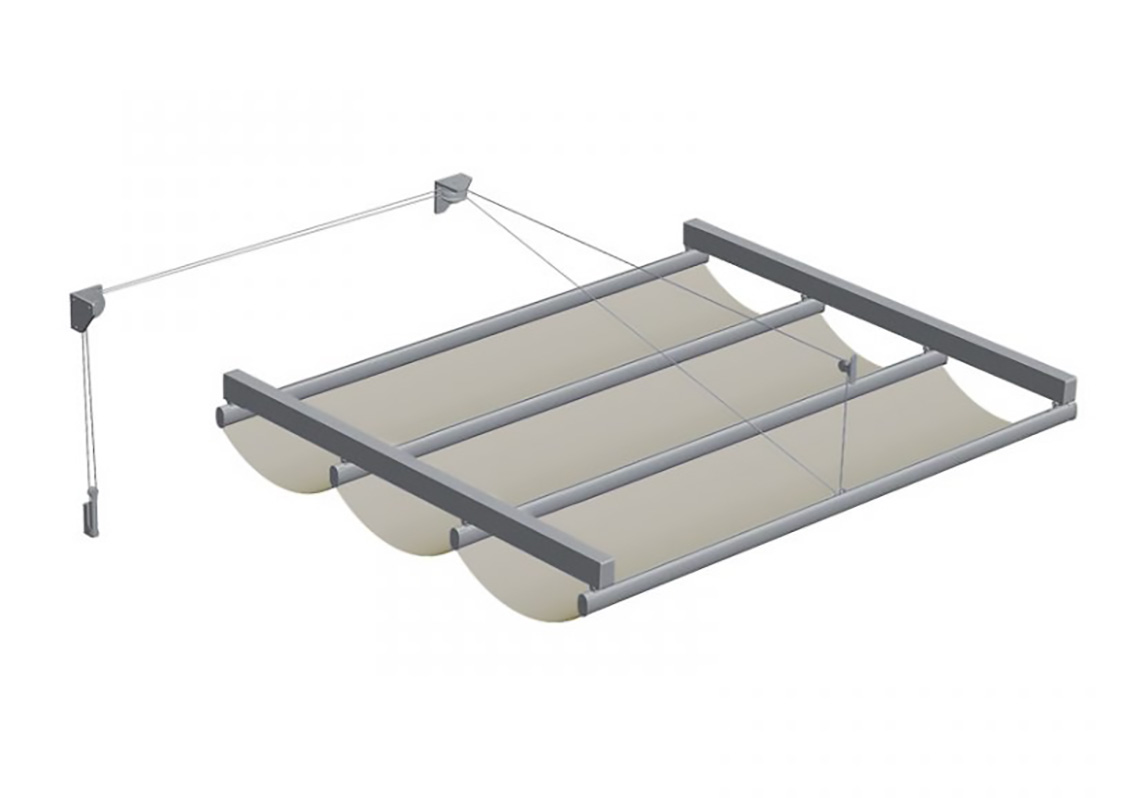 BT Group | Tenda da sole a guide laterali 