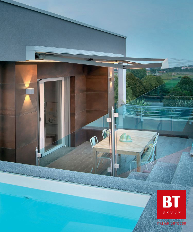 BT Group | Tenda da sole a bracci 