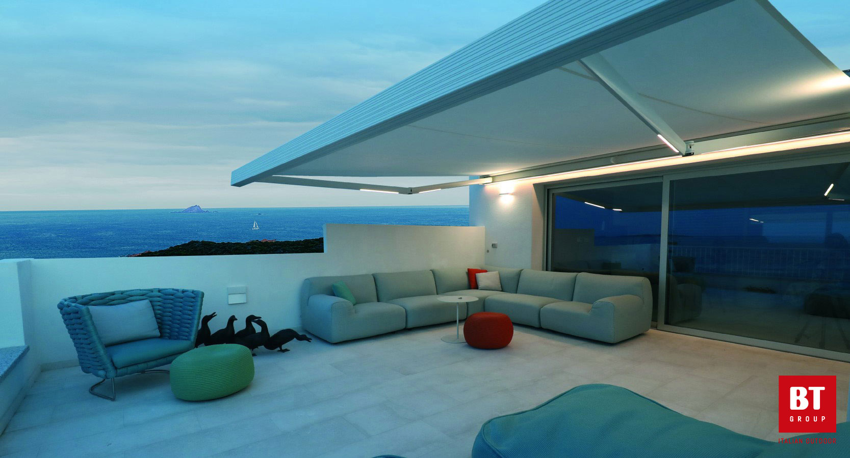 BT Group | Tenda da sole a bracci 